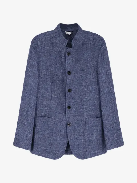 Boglioli mandarin-collar button-up jacket