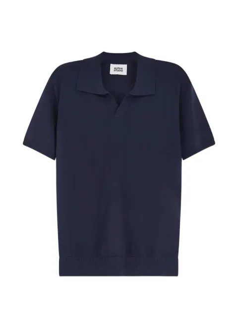 ALPHA STUDIO short-sleeve V-neck t-shirt