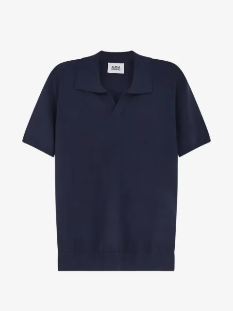 ALPHA STUDIO short-sleeve V-neck t-shirt