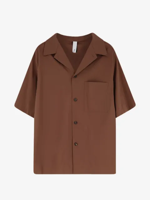 Hevo short-sleeve bowling-collar shirt