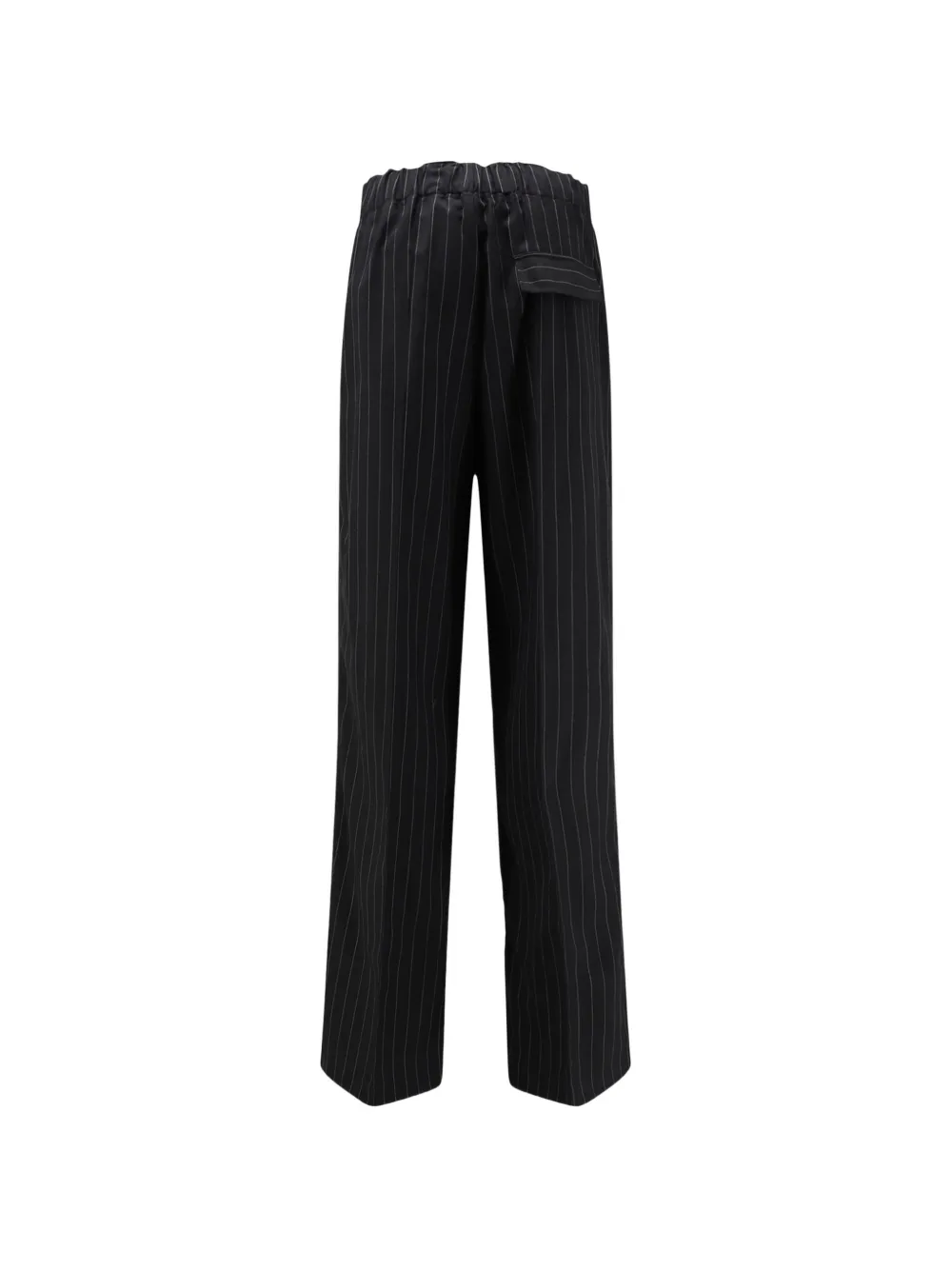 Semicouture Broek met krijtstreep Grijs