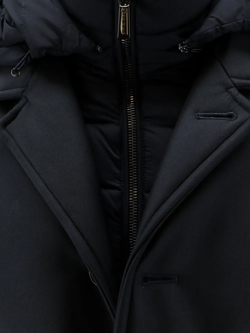 Moorer Jack met capuchon Blauw