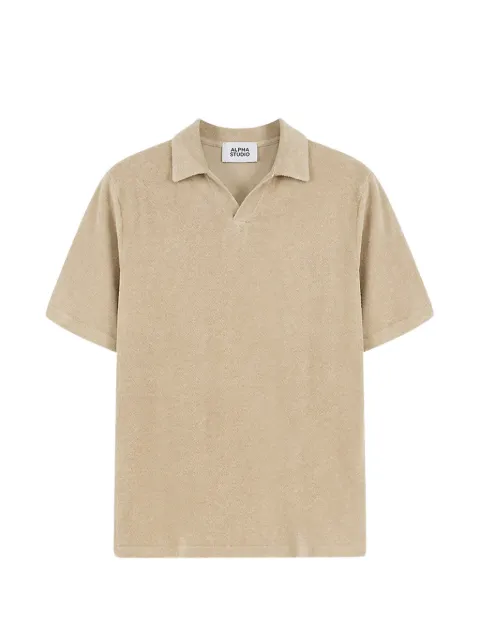 ALPHA STUDIO V-neck short-sleeved T-shirt