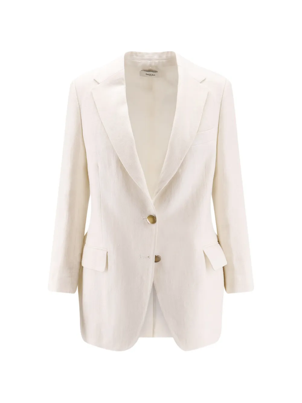 Saulina Antonia Single-breasted Blazer In White