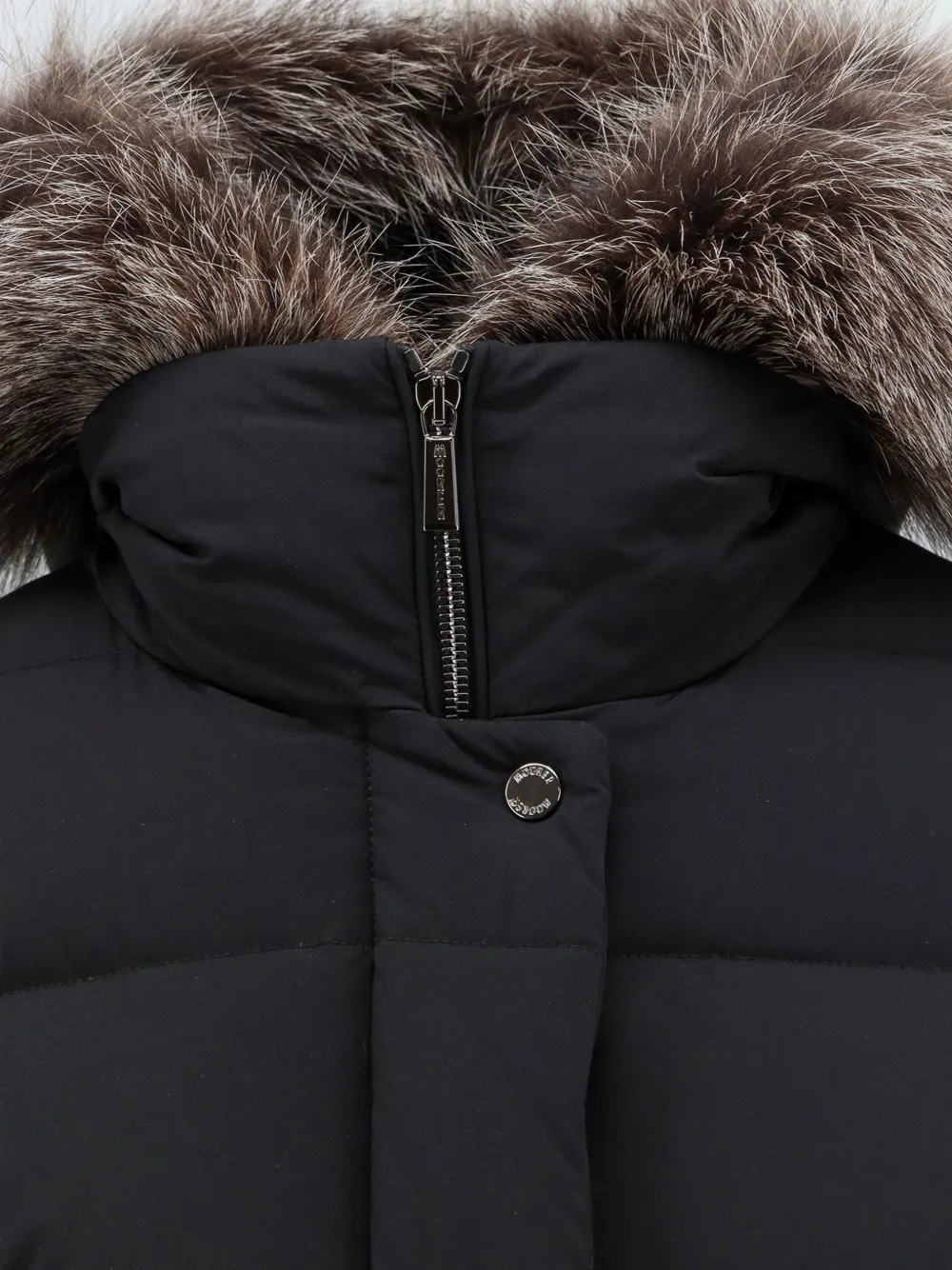 Moorer Zagara-KN oversized jas Zwart