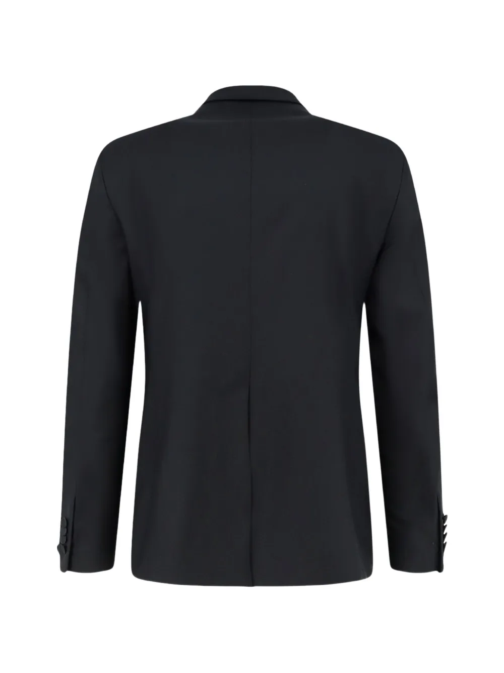 Tagliatore Wollen smoking blazer met dubbele rij knopen Zwart