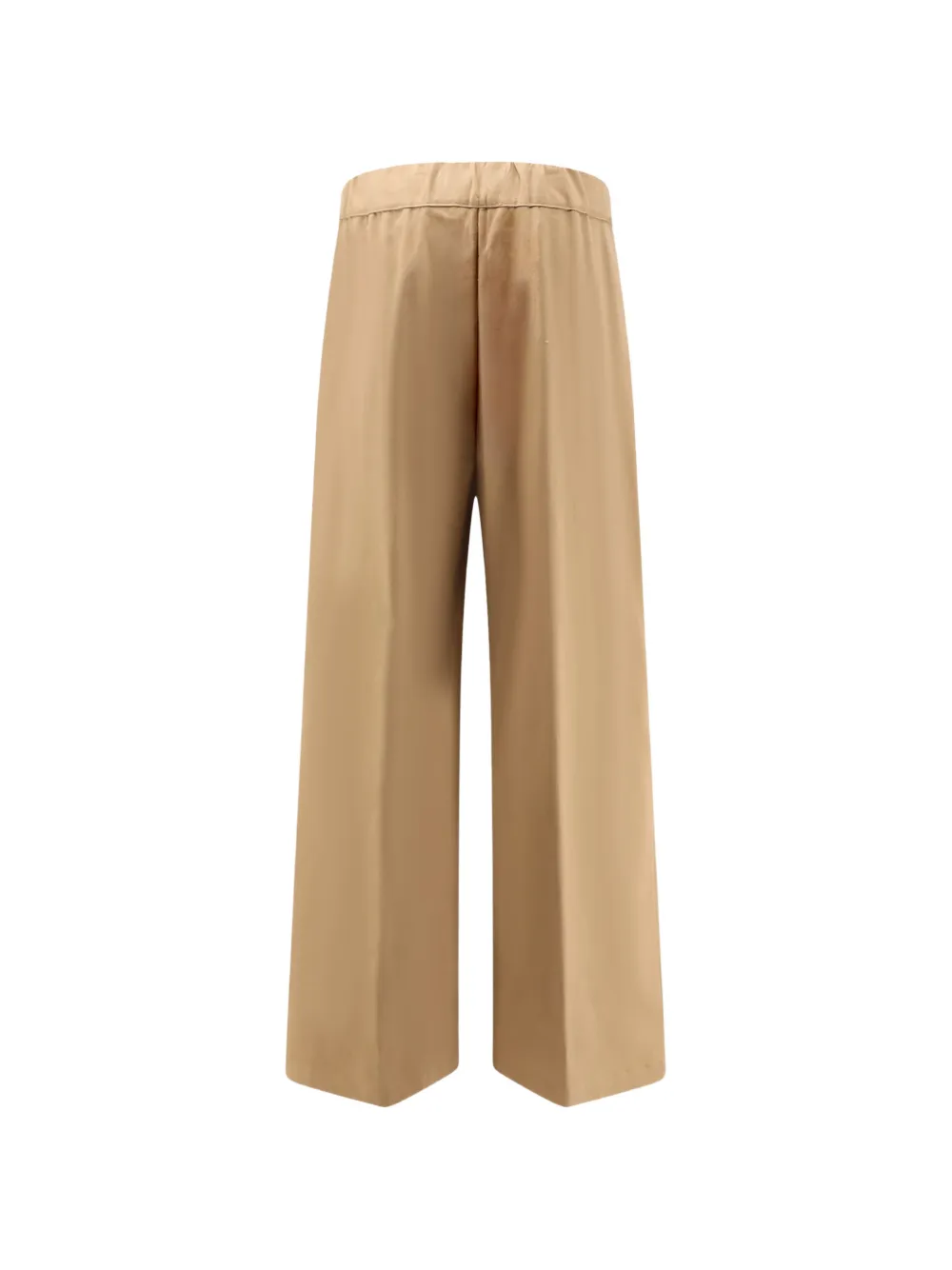 Semicouture Broek met elastische taille Beige
