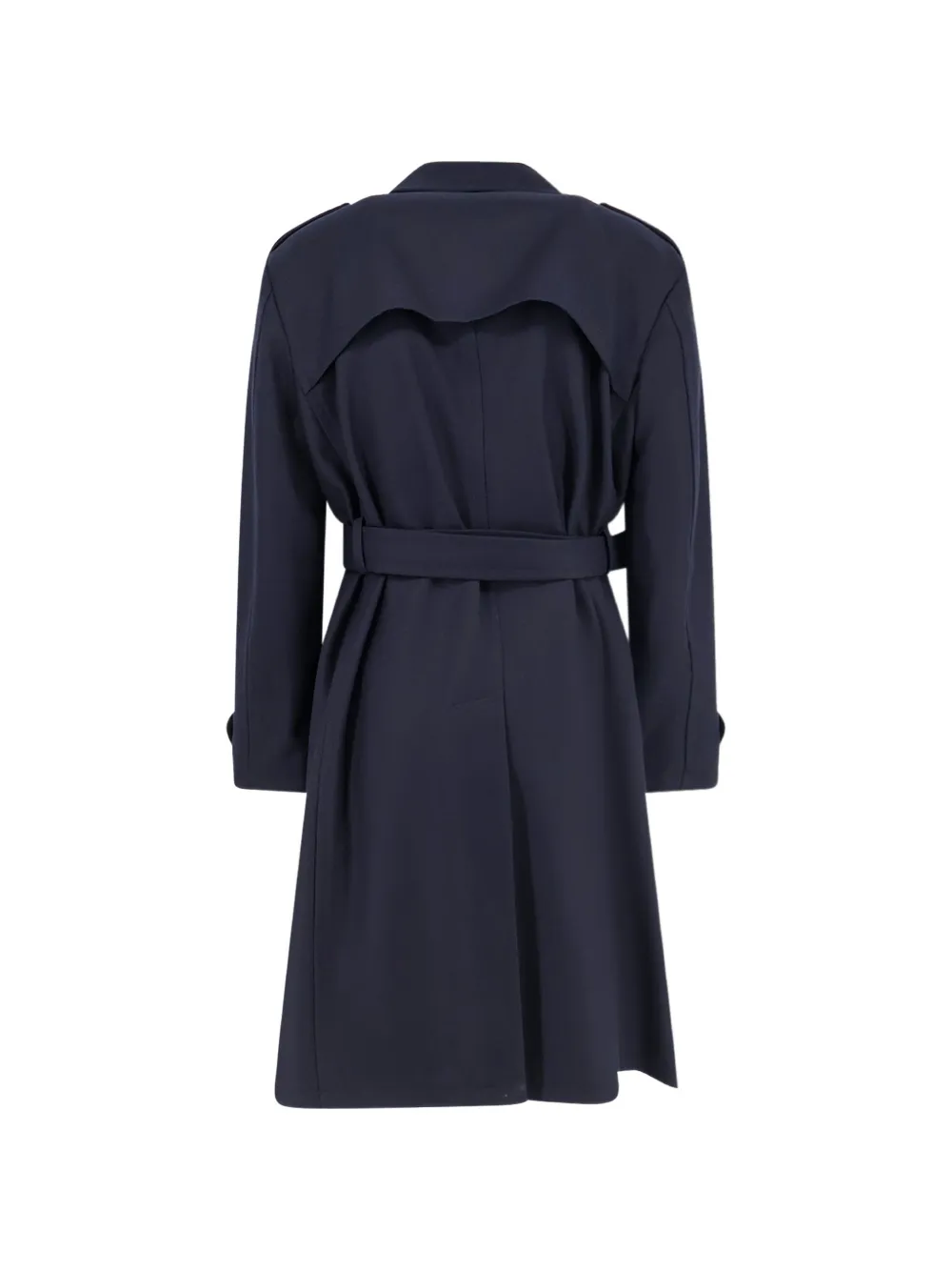 Tagliatore Trenchcoat met dubbele rij knopen en ceintuur Blauw