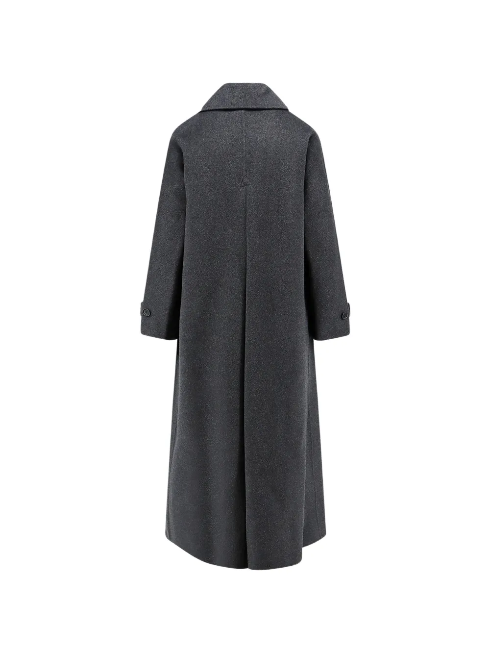 ASPESI double-breasted button-cuff coat Grijs