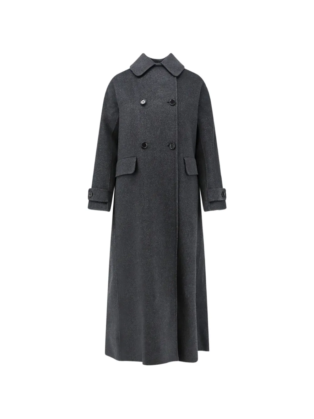 ASPESI double-breasted button-cuff coat - Grey