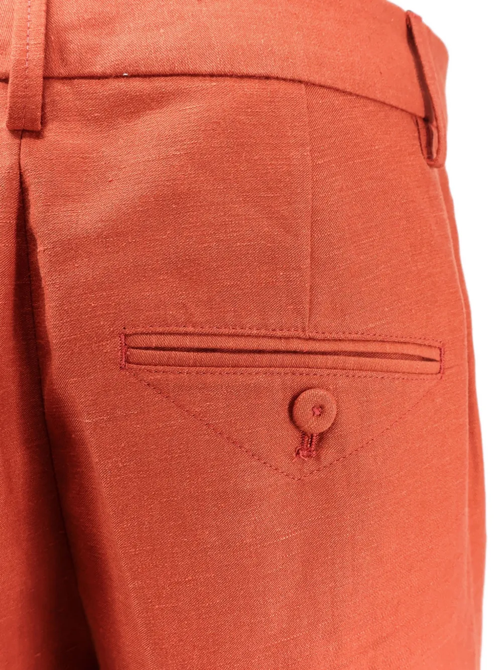 Closed belt-loop trousers Oranje