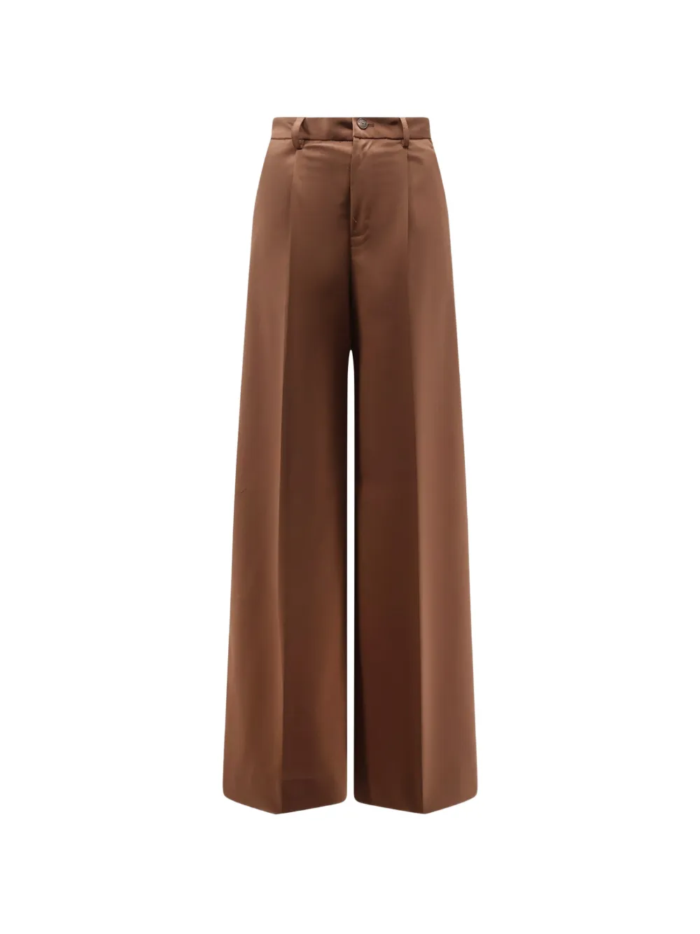 Hevo Pleated-design Trousers In Brown