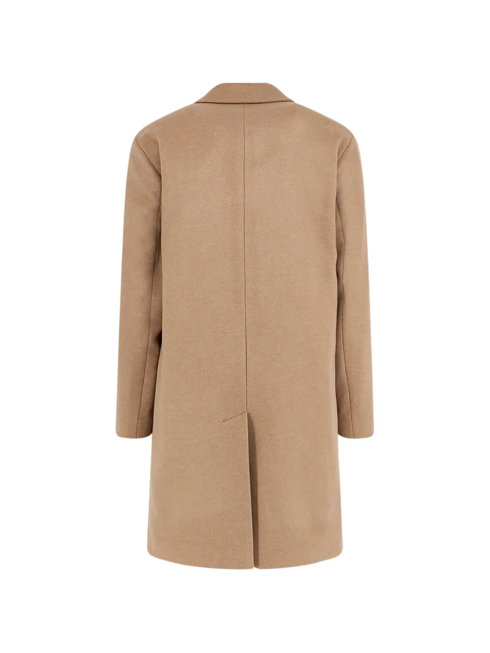 Hevo Jas met enkele rij knopen en gekerfde revers Beige