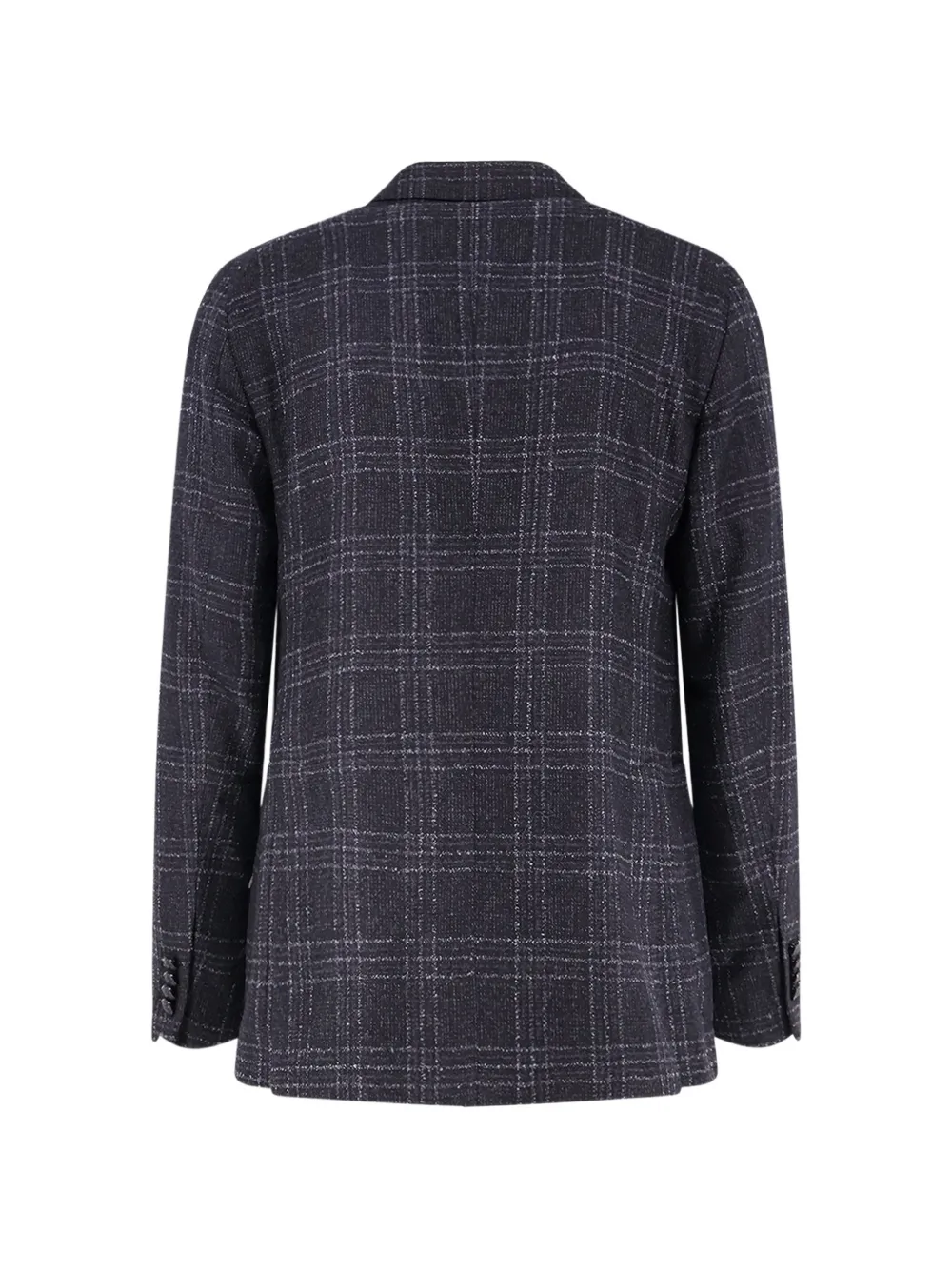 Tagliatore check-pattern single-breasted blazer Zwart