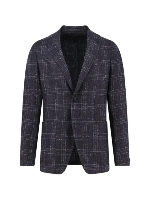 Tagliatore check-pattern single-breasted blazer