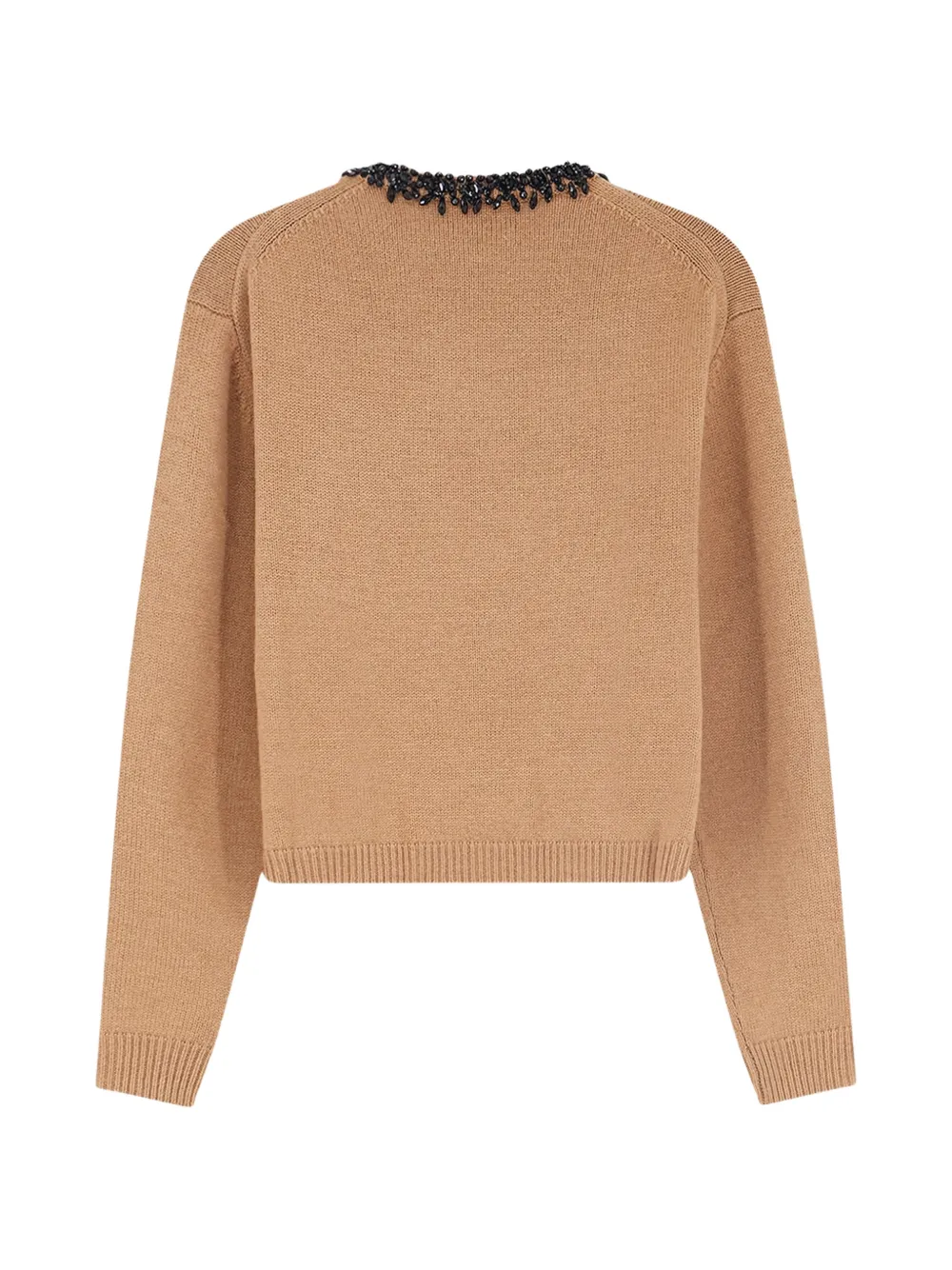 Semicouture Denny trui verfraaid met kralen Beige