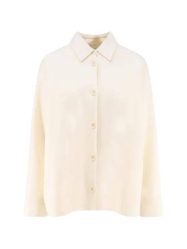 ASPESI Button-up Shirt Jacket in Neutrals