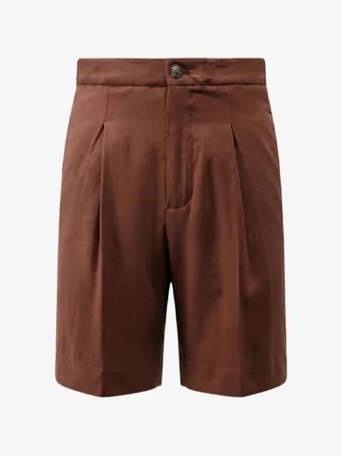 Hevo pantalones cortos con diseño plisado