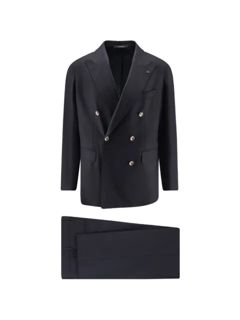 Tagliatore pin-detail double-breasted suit
