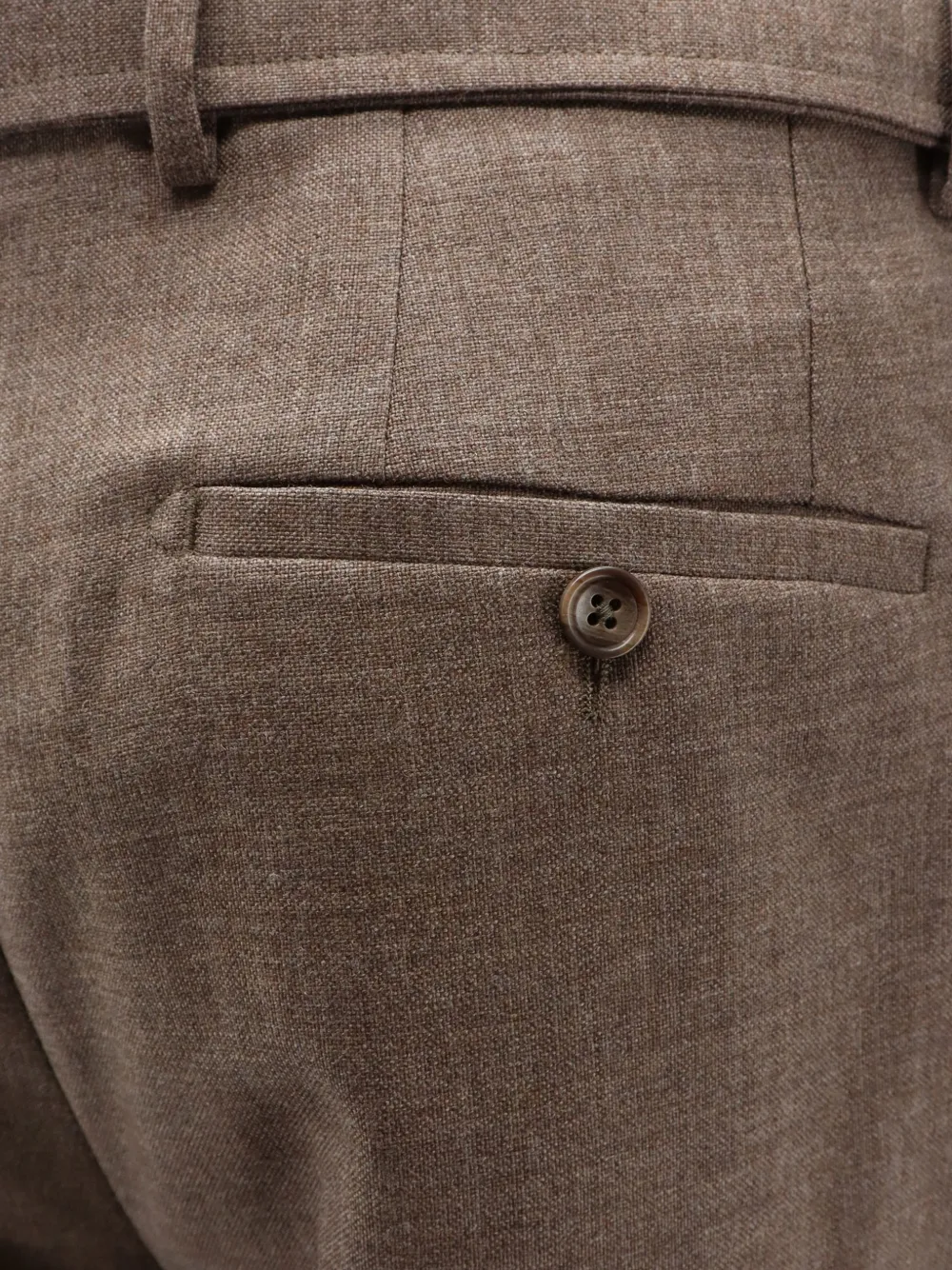 Tagliatore Nevil double-pleat tailored trousers Bruin