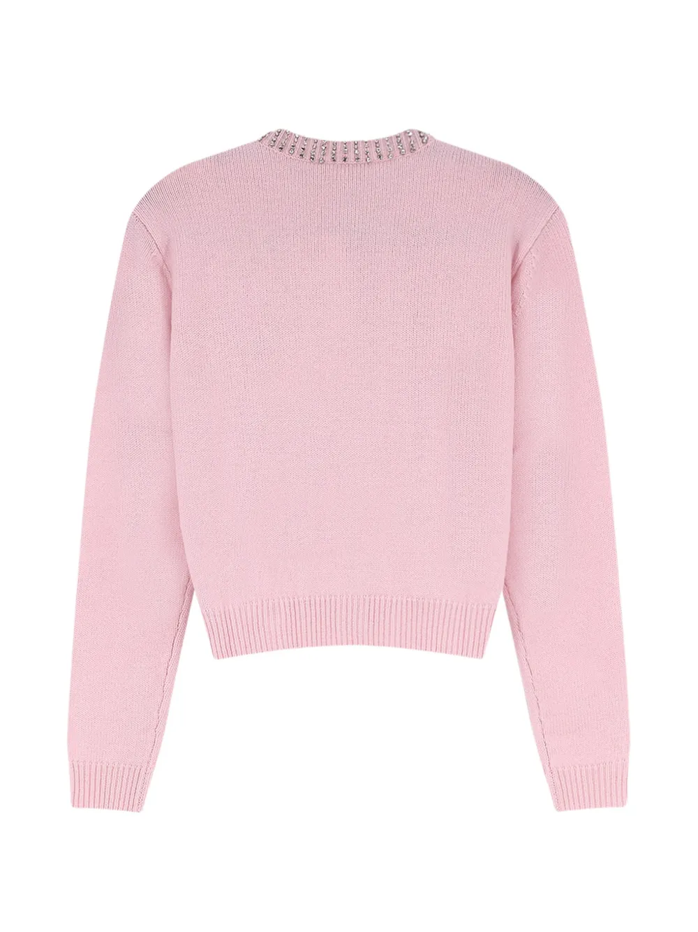 Semicouture Hennie vest verfraaid met kristallen en knopen Roze