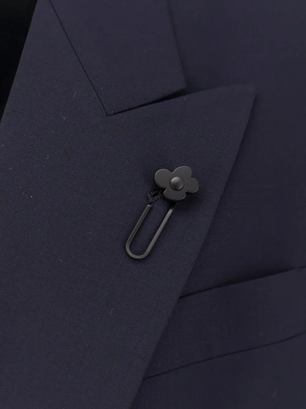 Lardini double-breasted tuxedo blazer Blauw