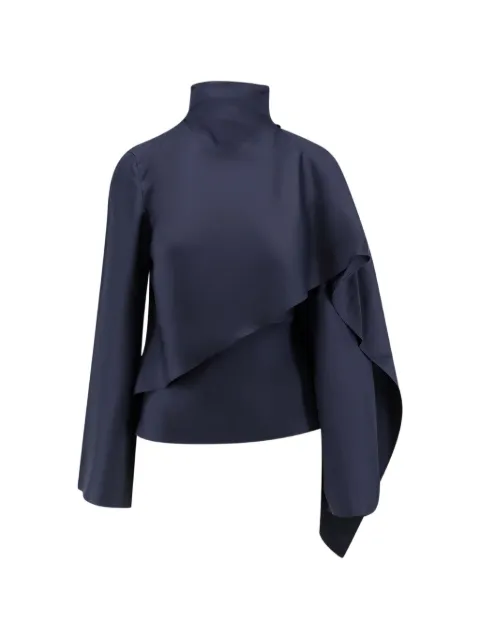 Róhe Blusa gola alta com detalhe de lenço