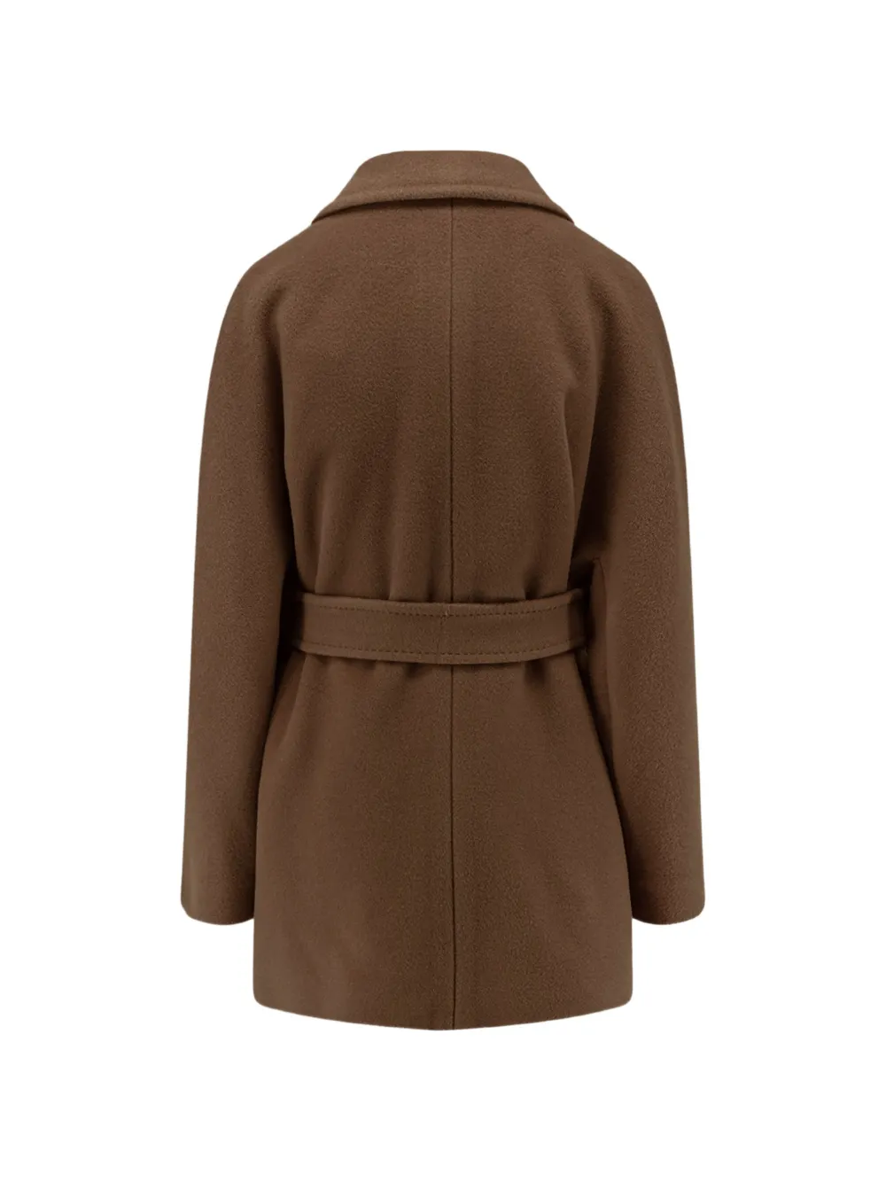 Tagliatore Denise belted notch-lapel coat Bruin