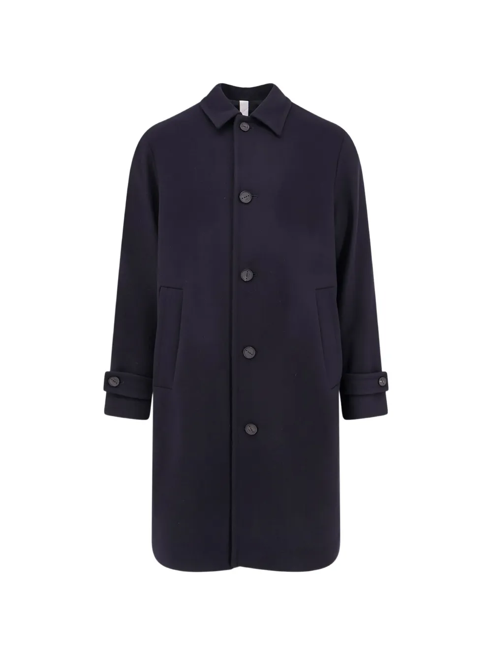 Hevo Loconiad Single-breasted Button-cuff Coat In Blue