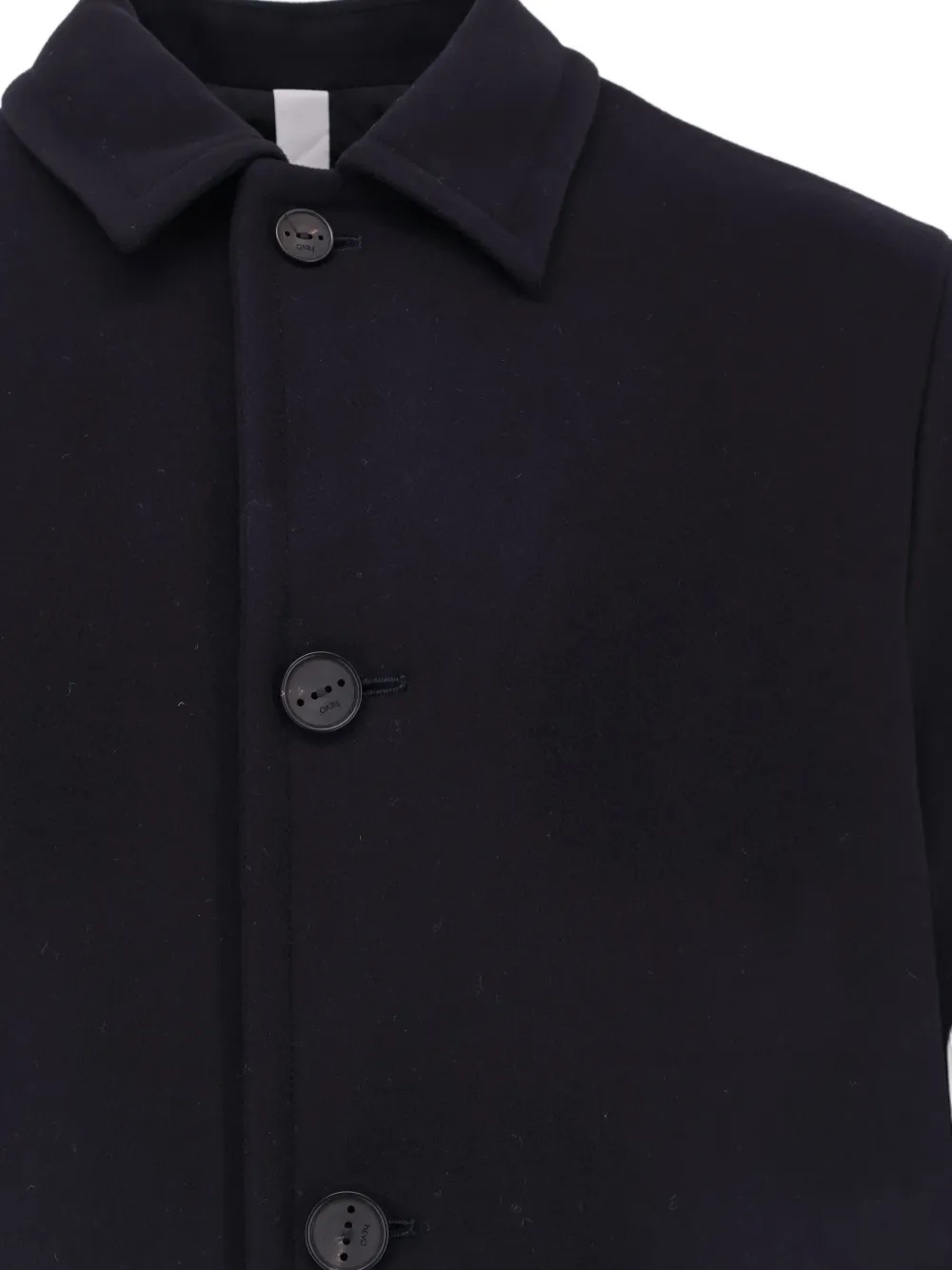 Hevo Loconiad single-breasted button-cuff coat Blauw
