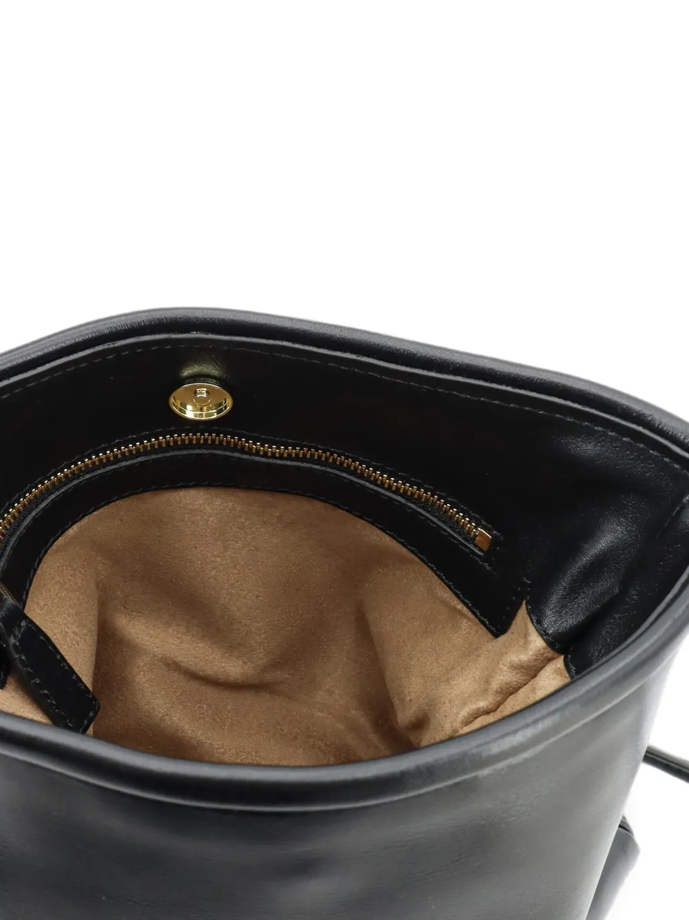 Manu Atelier Fidèle leather crossbody bag Zwart