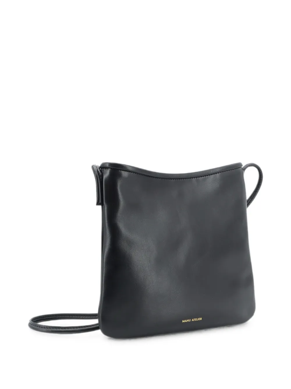 Manu Atelier Fidèle leather crossbody bag Zwart