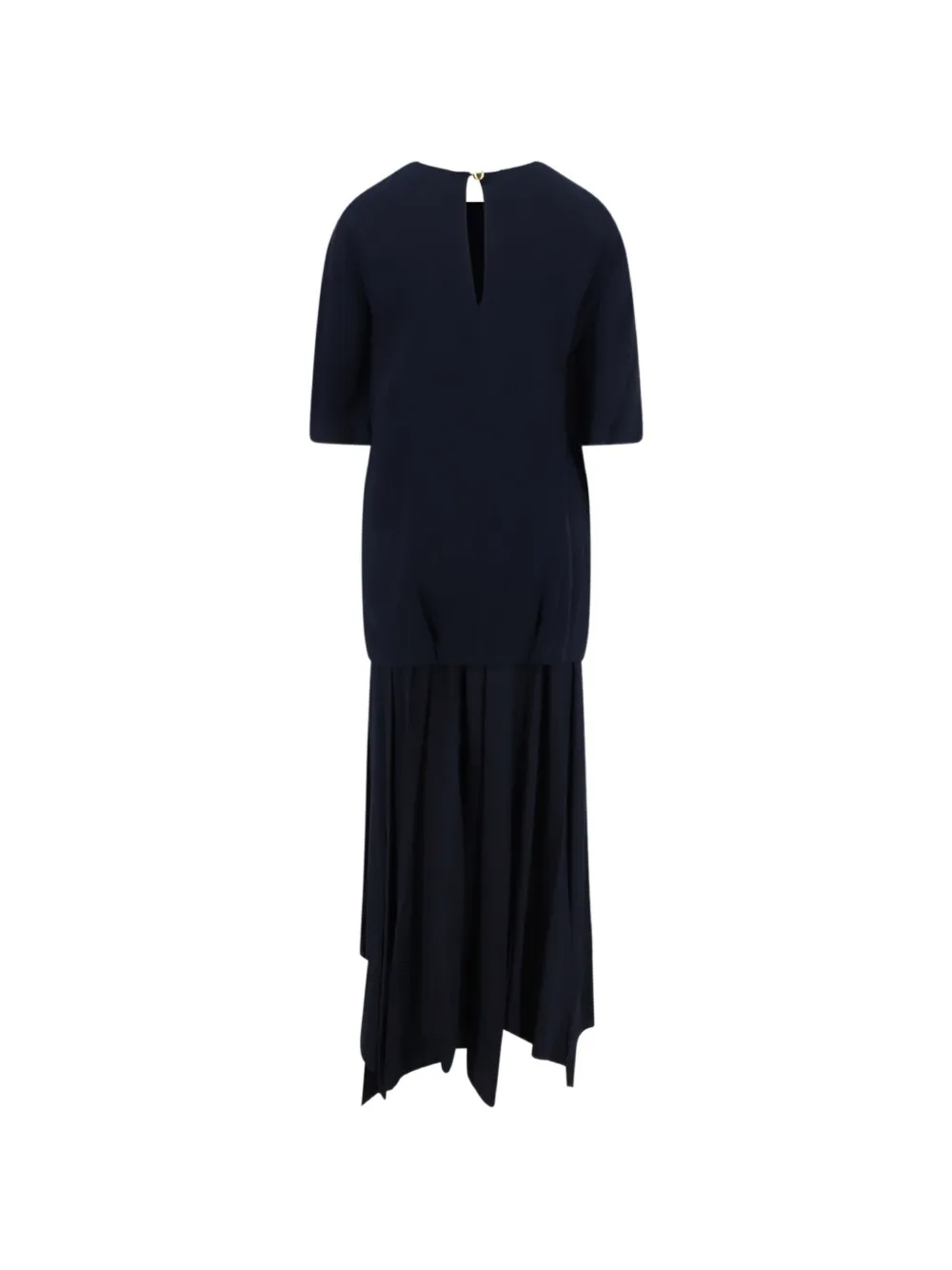 Semicouture Ally asymmetrische jurk Blauw