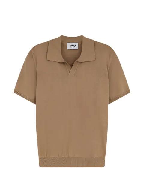 ALPHA STUDIO T-shirt con colletto stile polo