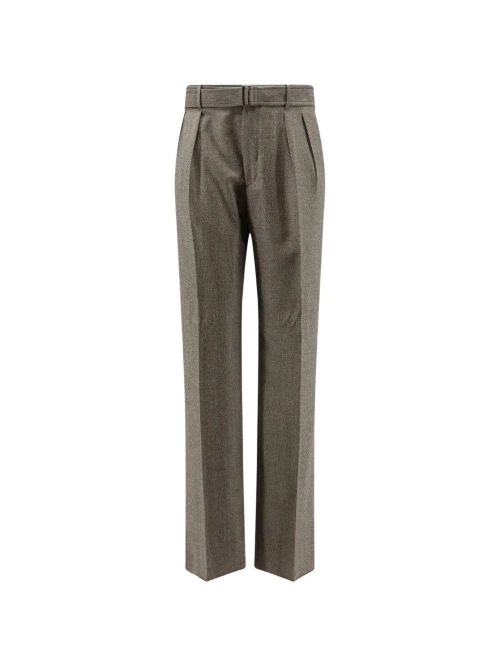 Tagliatore belted pleated tailored trousers - Braun