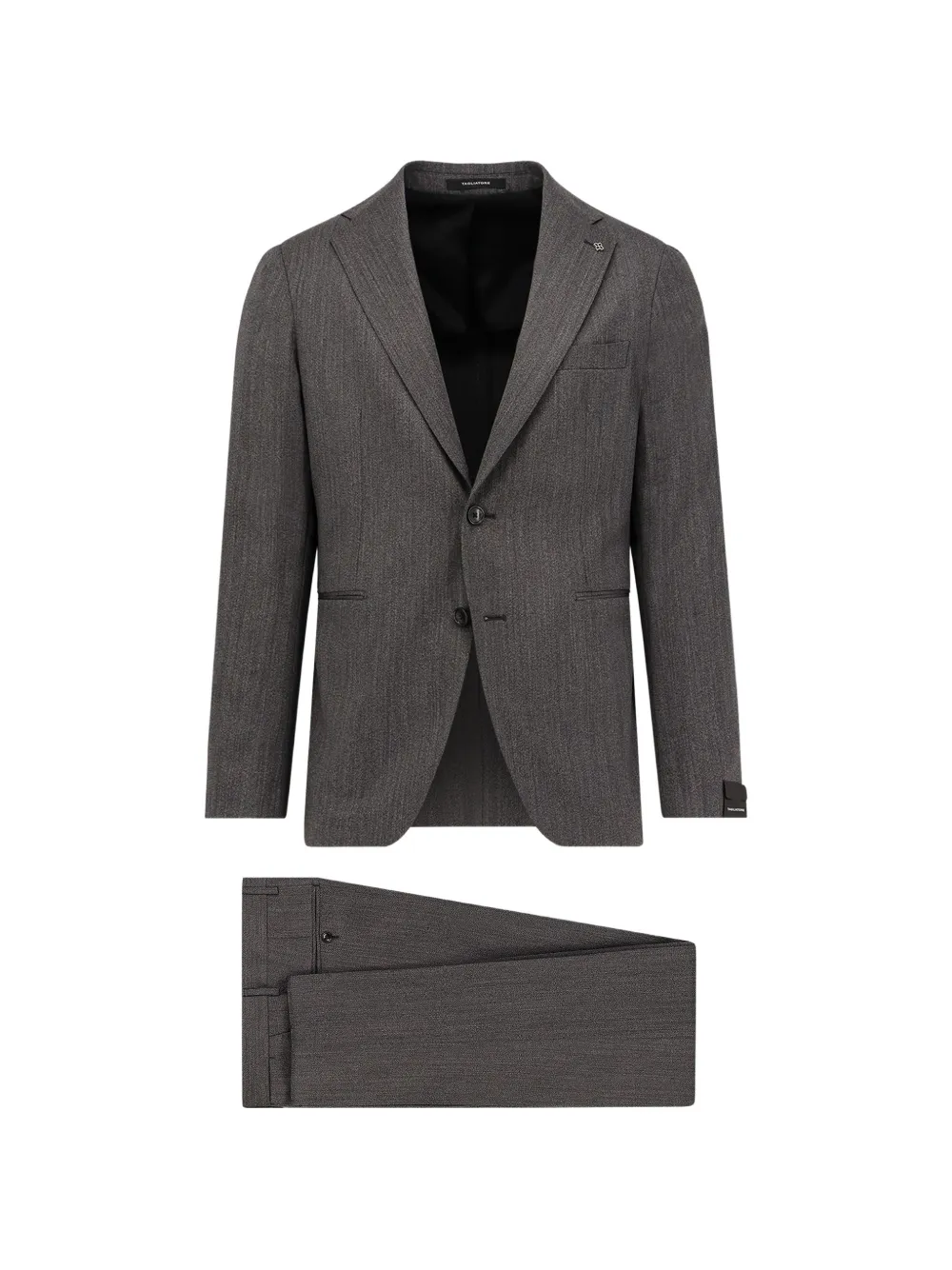 Tagliatore notched-lapel single-breasted suit - Grigio