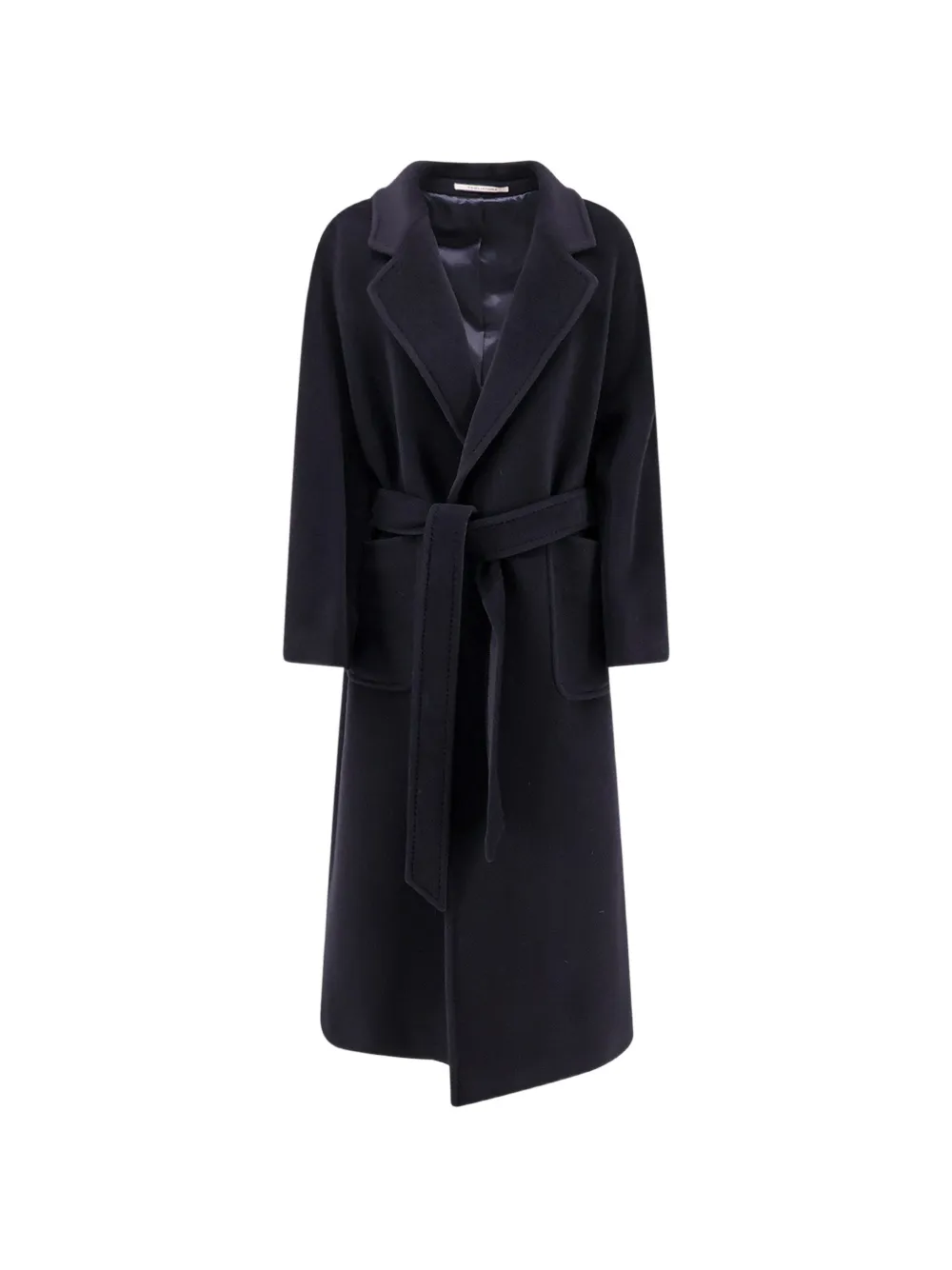 Tagliatore Charlize belted notch-lapel coat - Blau