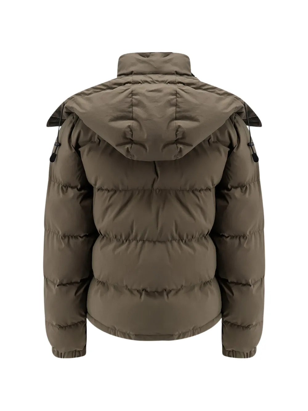 ASPESI hooded quilted jacket Groen