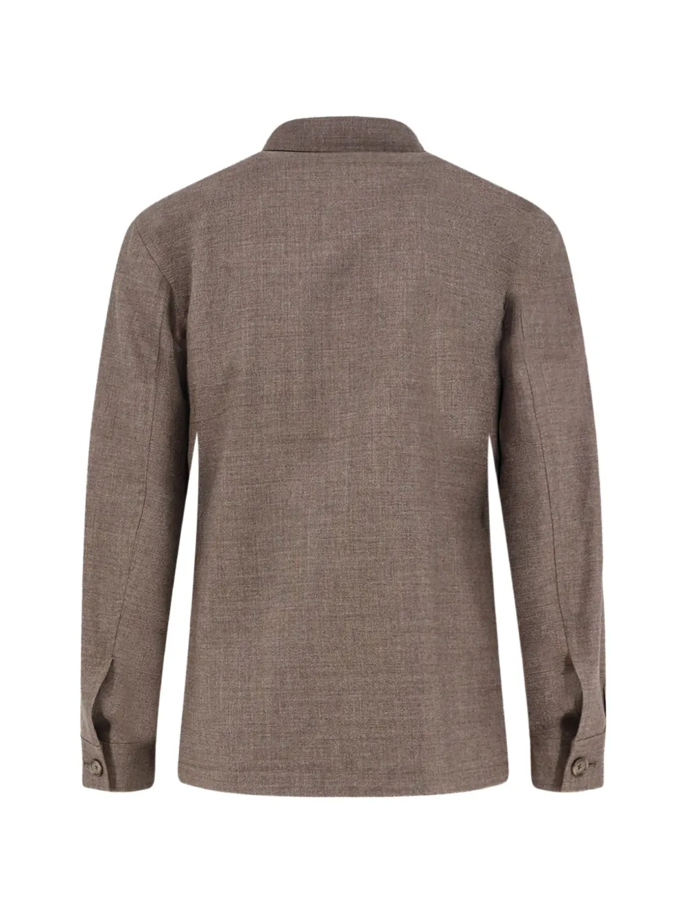 Tagliatore Button-up shirtjack Bruin