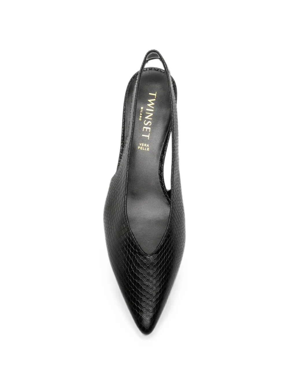 TWINSET Slingback pumps met puntige neus Zwart
