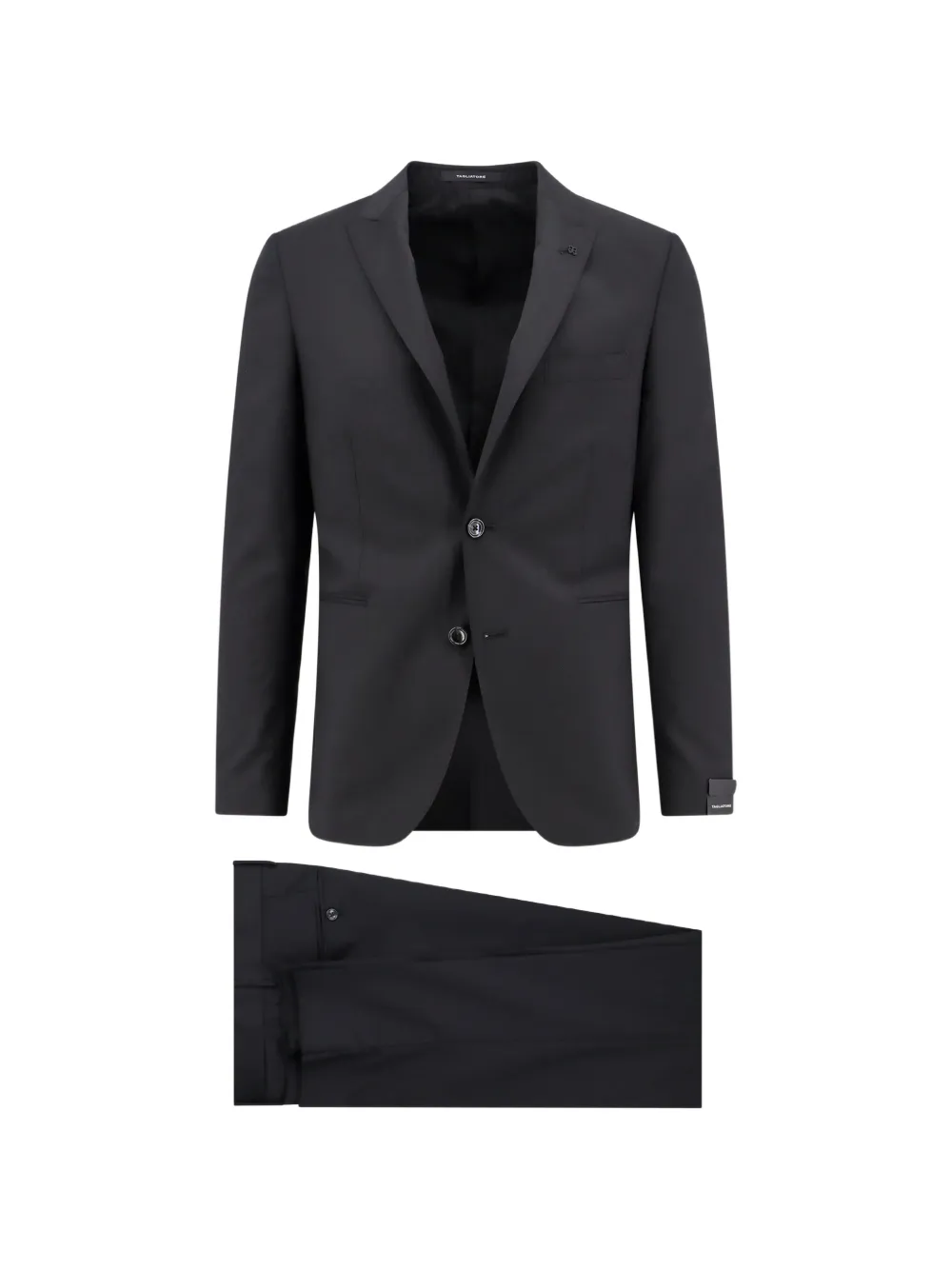 Tagliatore notched-lapel single-breasted suit - Nero