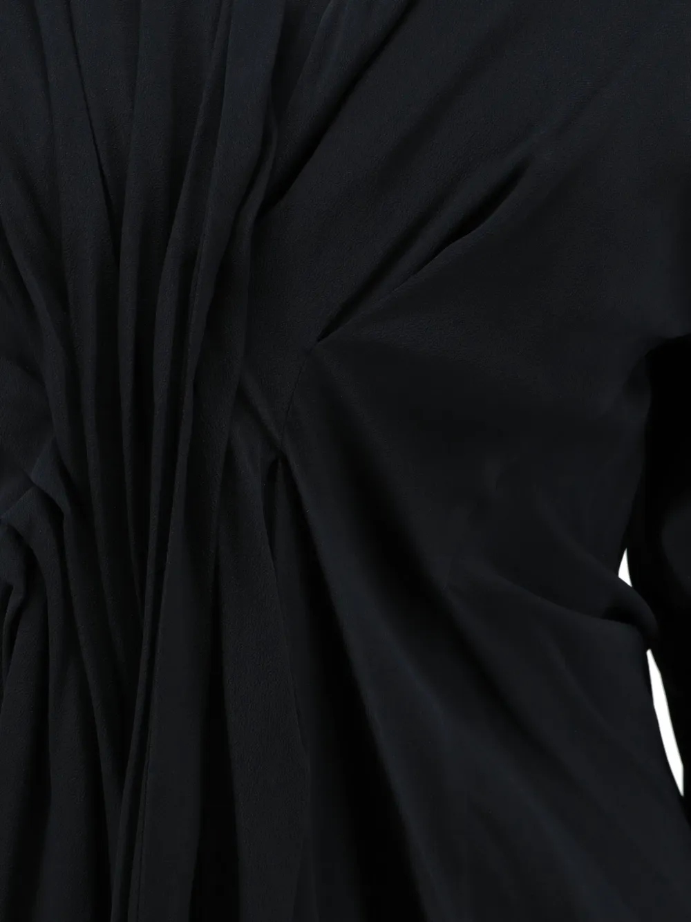 Semicouture Josie gedrapeerde top met asymmetrische zoom Zwart