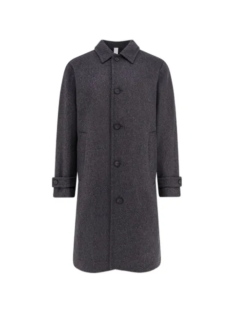 Hevo button-up single-breasted coat