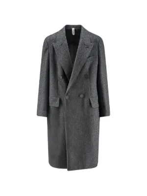 Balenciaga Prince Of Wales Check Trench Coat | Grey | FARFETCH