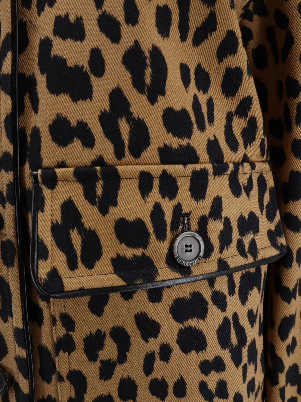 Semicouture Arabella jack met dierenprint Bruin