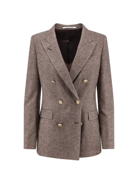 Tagliatore herringbone double-breasted blazer