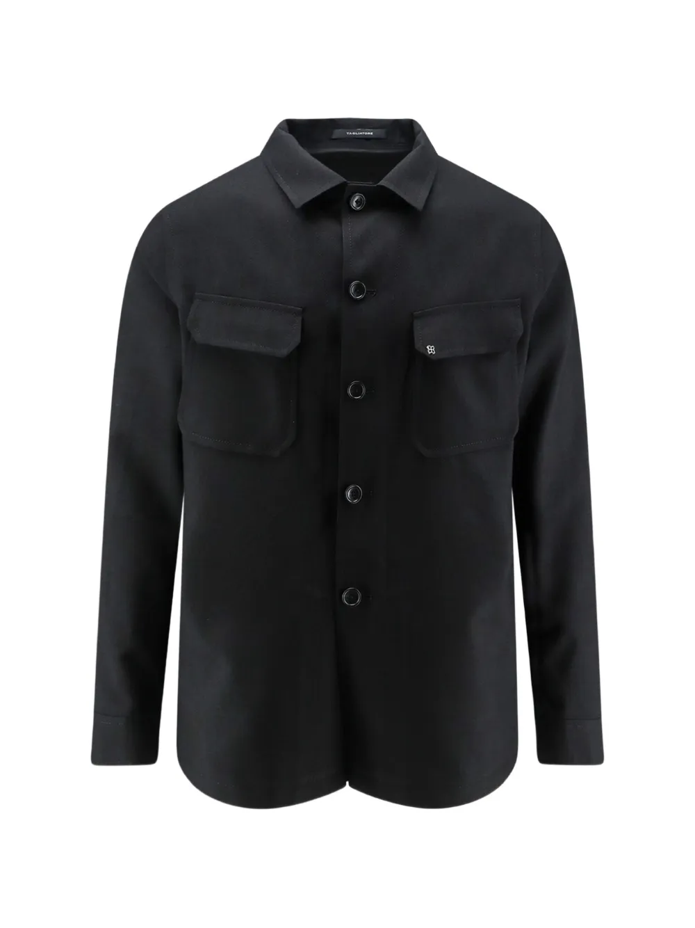 Tagliatore button-front overshirt - Nero