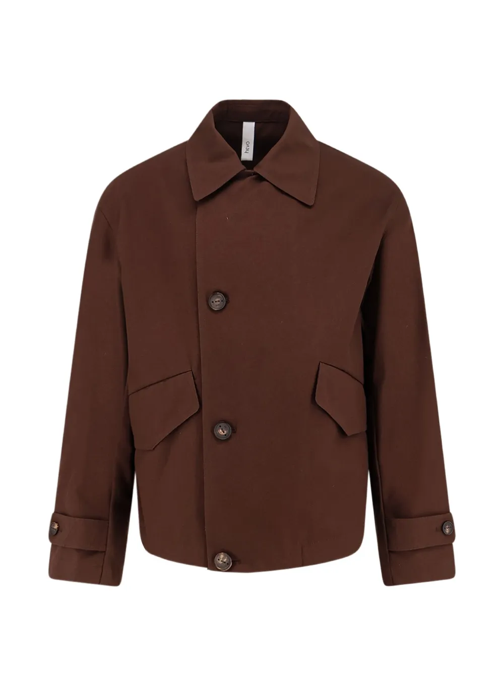 Hevo Isola di San Pietro shirt jacket - Marrone