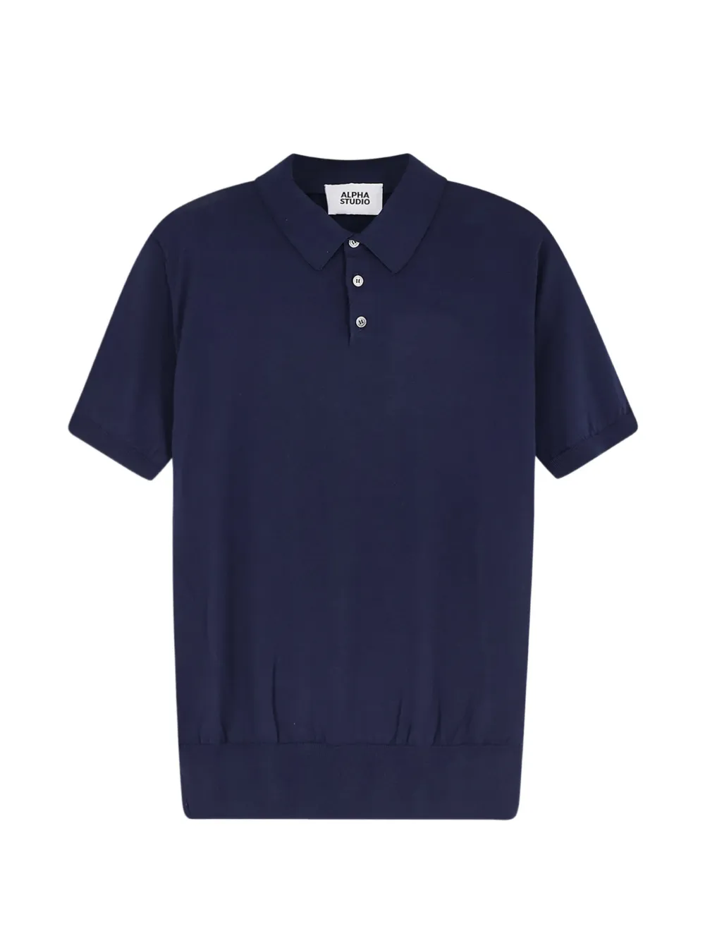ALPHA STUDIO short-sleeve polo shirt - Blau