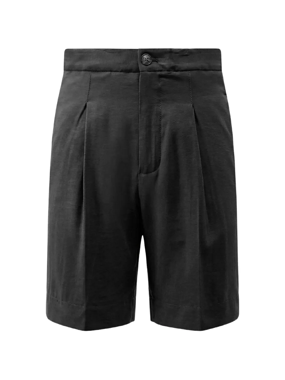 Hevo Torre Lapillo pleated-front tailored shorts - Nero